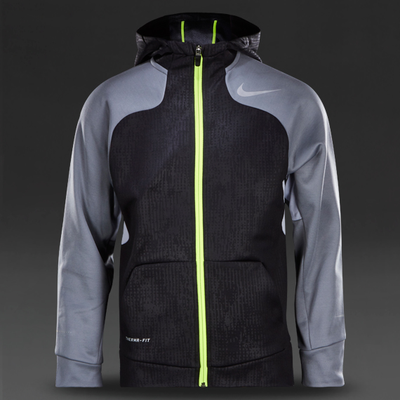 Nike Sportswear Flash Hyperspeed Full-Zip Fleece Black / Cool Grey / Reflective Silver for Boys